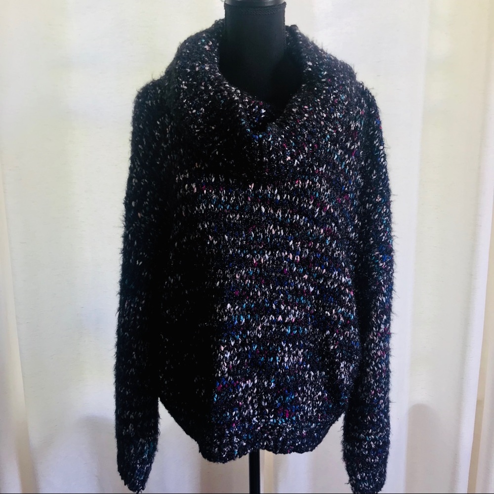 Slouchy cowl neck sweater